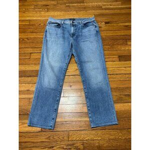 Monfrere Mens Deniro Slim Straight Jeans Size 38 38x29 Blue Stretch Denim